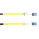 Black Box Fiber Optic Duplex Patch Network Cable - 3.20 ft Fiber Optic Network Cable for Transceiver, Switch, Server, Network De