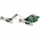 StarTech.com 2-port PCI Express RS232 Serial Adapter Card - PCIe Serial DB9 Controller Card 16950 UART - Low Profile - Windows a