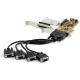 StarTech.com 8-Port PCI Express RS232 Serial Adapter Card -PCIe to Serial DB9 Controller 16C1050 UART - Low Profile - 15kV ESD -