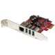 StarTech.com 3 Port PCI Express USB 3.0 Card + Gigabit Ethernet - 5Gbps - Running low on expansion slots? Merge USB 3.0 and GbE 
