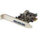 StarTech.com 4 Port PCI Express USB 3.0 Card - 3 External and 1 Internal - 5Gbps - Add four USB 3.0 ports - three external and o