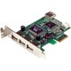 StarTech.com 4-port PCI Express LP USB Adapter Card - Add 4 USB 2.0 ports to your low profile/small form factor computer through