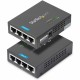 StarTech.com 4 Port Gigabit Midspan - PoE+ Injector - 802.3at and 802.3af - Deliver power and data to four PoE-powered devices (