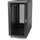 StarTech.com 4-Post 18U Server Rack Cabinet, 19" Data Rack Cabinet for Computer / IT Equipment, Home Network Rack, Half Height S