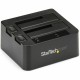 StarTech.com Dual-Bay USB 3.1 to SATA Hard Drive Docking Station, 2.5/3.5" SATA I/II/III, SSD/HDD Dock, USB Hard Drive Bay, Top-
