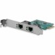 StarTech.com Dual Port Gigabit PCI Express Server Network Adapter Card - PCIe NIC - Add dual Gigabit Ethernet ports to a client,