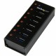 StarTech.com 7 Port USB 3.0 Hub - 5Gbps - Desktop or Wall-mountable Metal Enclosure - Connect 7 high-performance devices to your