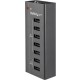 StarTech.com 7 Port USB Charging Station with 5x 1A Ports and 2x 2A Ports - USB Charging Strip for Multiple Devices - Smart Char