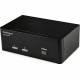 StarTech.com 2 Port DisplayPort Dual-Monitor KVM Switch - DisplayPort KVM - 4K 60 Hz - Access two dual-monitor computers and two