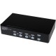 StarTech.com 4 Port High Resolution USB DVI Dual Link KVM Switch with Audio - Control up to 4 high resolution multimedia compute