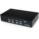StarTech.com StarView SV431USB - KVM switch - USB - 4 ports - 1 local user - USB - 1U - Control up to 4 PC or Mac computers from