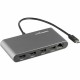 StarTech.com Thunderbolt 3 Mini Dock - Portable Dual Monitor TB3 Laptop Docking Station HDMI 4K 60Hz - 2x USB-A & GbE - 28cm (11