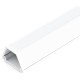StarTech.com 6 ft 2 Piece Cable Raceway Duct - White - Cable raceway - 6 ft - white