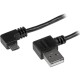 StarTech.com 1m 3 ft Micro-USB Cable with Right-Angled Connectors - M/M - USB A to Micro B Cable - Charge and sync your Micro-US