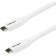 StarTech.com 2m 6 ft USB C to USB C Cable w/ 5A PD - M/M - White - USB 2.0 - USB-IF Certified - USB Type C Cable - USB C Chargin