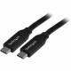 StarTech.com 4m 13 ft USB C Cable with Power Delivery (5A) - M/M - USB 2.0 - USB-IF Certified - USB 2.0 Type C Cable - Power USB