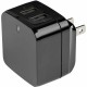 StarTech.com Travel USB Wall Charger - 2 Port - Black - Universal Travel Adapter - International Power Adapter - USB Charger - C