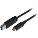StarTech.com 2m 6 ft USB C to USB B Printer Cable - M/M - USB 3.0 (5Gbps) USB B Cable - USB C to USB B Cable - USB Type C to Typ