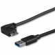 StarTech.com 2m 6 ft Slim Micro USB 3.0 (5Gbps) Cable - M/M - USB 3.0 A to Left-Angle Micro USB - USB 3.2 Gen 1 - Position your 