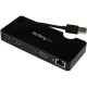 StarTech.com Travel Docking Station for Laptops - HDMI or VGA - USB 3.0 - Portable Universal Laptop Mini Dock - Create a mobile 