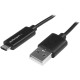 StarTech.com 1m 3 ft Micro-USB Cable with LED Charging Light - M/M - USB to Micro USB Cable - Know when your Micro-USB mobile de