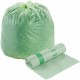 Stout EcoSafe Trash Bags - 30 gal Capacity - 30" Width x 39" Length - 1.10 mil (28 Micron) Thickness - Green - Plastic - 48/Cart