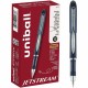 uni Jetstream Ballpoint Pen - Fine Pen Point - 0.7 mm Pen Point Size - Black Pigment-based Ink - Blue Stainless Steel Barrel - 1