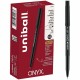 uniball Onyx Rollerball Pens - Fine Pen Point - 0.7 mm Pen Point Size - Conical Pen Point Style - Black Dye-based Ink - Matte Bl