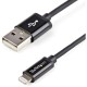 StarTech.com 1m (3ft) Black AppleÂ 8-pin Lightning Connector to USB Cable for iPhone / iPod / iPad - Charge and Sync your newer 