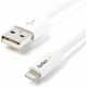 StarTech.com 1m (3ft) White AppleÂ 8-pin Lightning Connector to USB Cable for iPhone / iPod / iPad - Charge and Sync your newer 