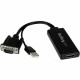 StarTech.com VGA to HDMI Adapter with USB Audio & Power - Portable VGA to HDMI Converter - 1080p - Convert a VGA signal from a l