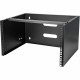 StarTech.com 6U Wall Mount Rack, 14in Deep, 19 inch Wall Mount Network Rack, Wall Mounting Patch Panel Bracket for Switch/IT Equ