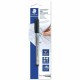 Staedtler Lumocolor Fine Point Waterbased Marker - Fine Marker Point - Black Water Based Ink - Black Polypropylene Barrel - 10 /