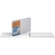 QuickFit D-ring Ledger Binder - 1" Binder Capacity - Ledger - 11" x 17" Sheet Size - D-Ring Fastener(s) - 1 Internal Pocket(s) -