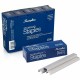 Swingline Staples - Standard - 1/4" - for Paper - Chisel Point, Durable25000 / Pack