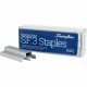 Swingline S.F. 3 Premium Staples - 105 Per Strip - Premium - 1/4" Leg - for Paper - Chisel Point - Silver5000 / Box
