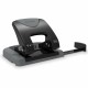 Swingline SmartTouch Low-Force 2-Hole Punch - 2 Punch Head(s) - 20 Sheet - 9/32" Punch Size - Black, Gray