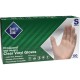 Safety Zone Powdered Clear Vinyl Gloves - Small Size - Clear - Powdered, Latex-free, Comfortable, Allergen-free, Silicone-free, 