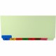 Tabbies 8-Bottom Tab Medical Chart Index Set - 8 Printed, Blank Tab(s) - Message - History & Physical, Progress Notes, Correspon