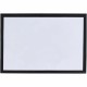 Tatco Label Inserts Magnetic Label Holders - Support 4" x 6" Media - 4.4" x 6.4" x - Vinyl - 10 / Pack - Black