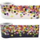 Teacher Created Resources Colorful Confetti Border Trim - Colorful Confetti - Sturdy, Durable - 3" Width x 600" Length - Multico