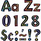 Trend 4" Ready Letter Alphabeads - 59 x Uppercase Letters, 20 x Numbers, 38 x Punctuation Marks, 83 x Lowercase Letters, 18 x Sp