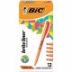 BIC Brite Liner Highlighters - Chisel Marker Point Style - Orange Water Based Ink - 1 Dozen