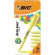 BIC Brite Liner Highlighters - Chisel Marker Point Style - Fluorescent Yellow Water Based Ink - 24 / Box