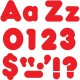 Trend Red 4" Casual Combo Ready Letters Set - Skill Learning: Number, Alphabet, Symbol - 20 x Number, 82 x Lowercase Letters, 50