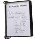 Djois by Tarifold Pro Wall Unit - 5 Black Pockets - 5 Pockets - Support Letter 8.50" x 11" Media - Wire-reinforced, Pivot, Magne
