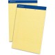 Ampad Writing Pad - 50 Sheets - Stapled - 0.34" Ruled - 15 lb Basis Weight - Letter - 8 1/2" x 11"8.5" x 11.8" - Canary Yellow P