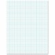 Ampad Graph Pad - 50 Sheets - Front Ruling Surface - 20 lb Basis Weight - Letter - 8 1/2" x 11" - White Paper - 1 / Pad