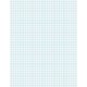 Ampad Graph Pad - 50 Sheets - Both Side Ruling Surface - 15 lb Basis Weight - Letter - 8 1/2" x 11" - White Paper - Pressboard C