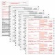 TOPS 4-part 1099-NEC Tax Forms - 4 Part - White - 24 / Pack